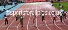 Blessing Okagbare (Nigeria) wins the 200 metrs at the Commonwealth Games, Glasgow. Photo: David T. Hewitson/Sports for All Pics